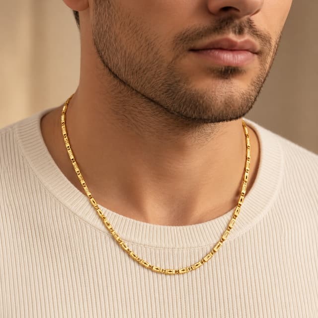 Gold Excuisite Nawabi Gents Chain thumbnail 2