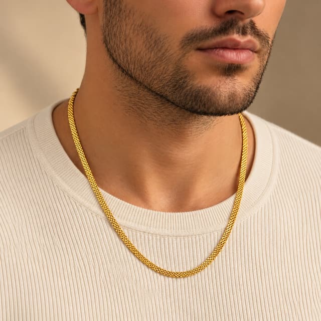 Elegant Gold Gents Chain thumbnail 2