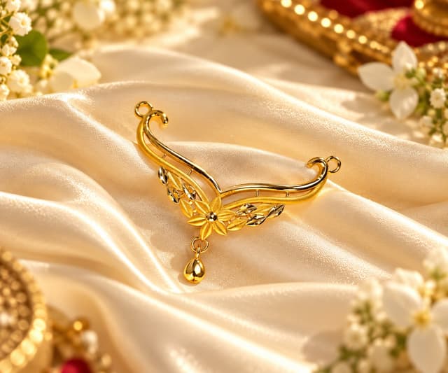 Elegant Floral Gold Locket thumbnail 1