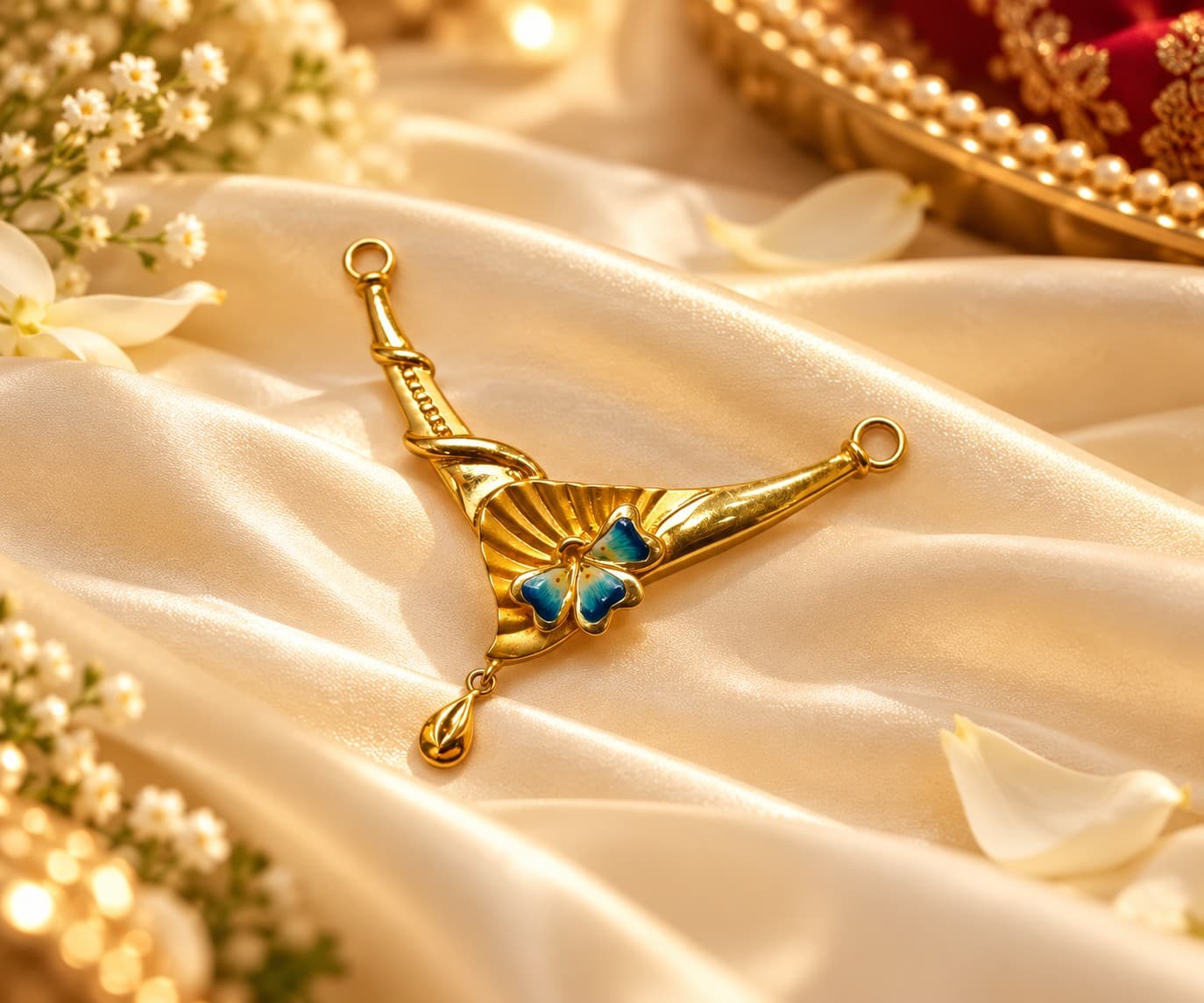 Gold Leaf Fancy Locket