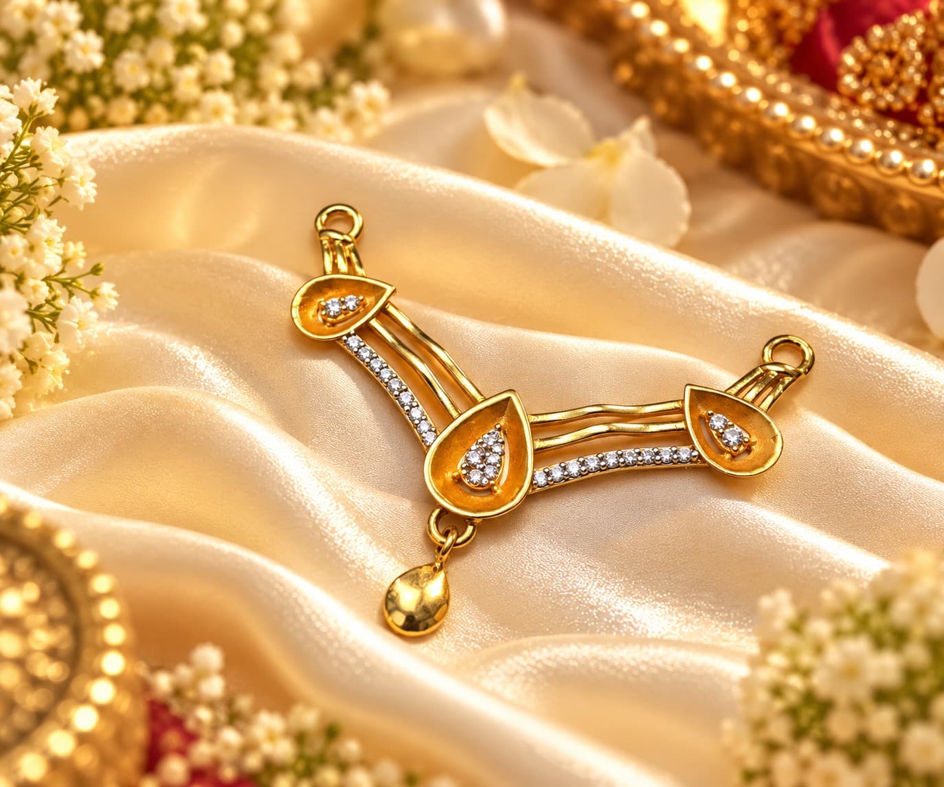 Elegant Gold Locket Pendant