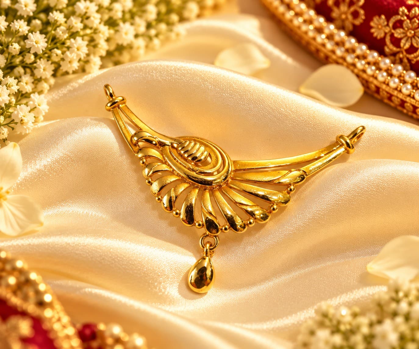 Elegant Gold Locket Pendant