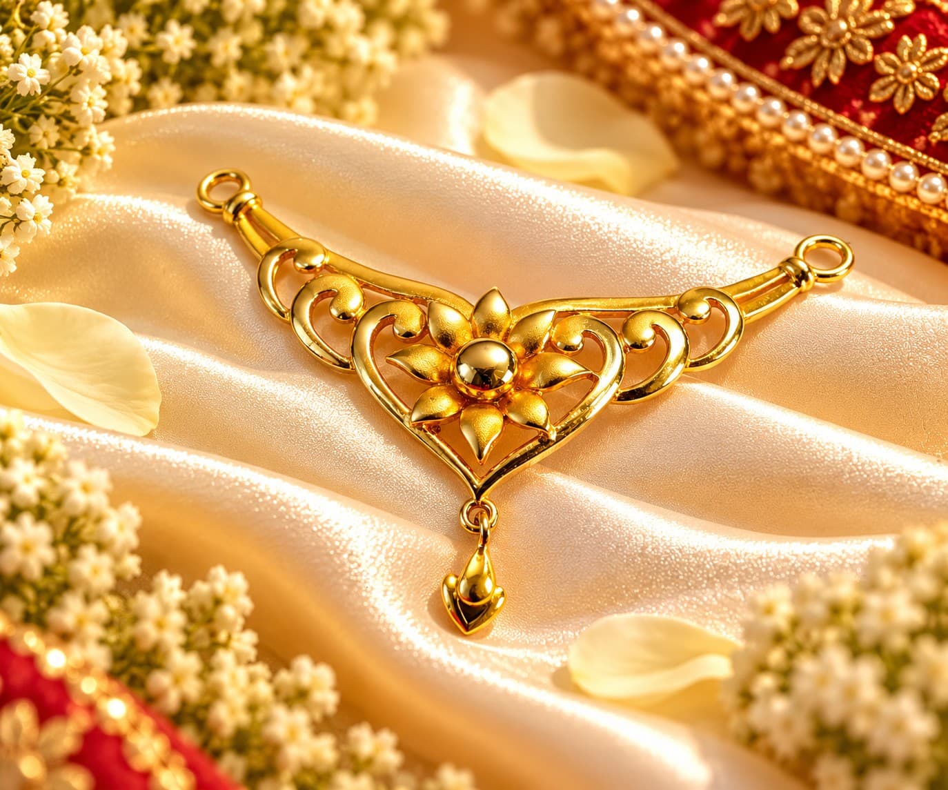 Lovely Gold Locket Pendant