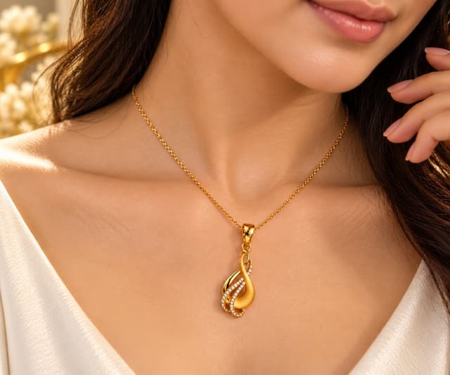 Emerald Elegant Gold Locket Pendant thumbnail 2