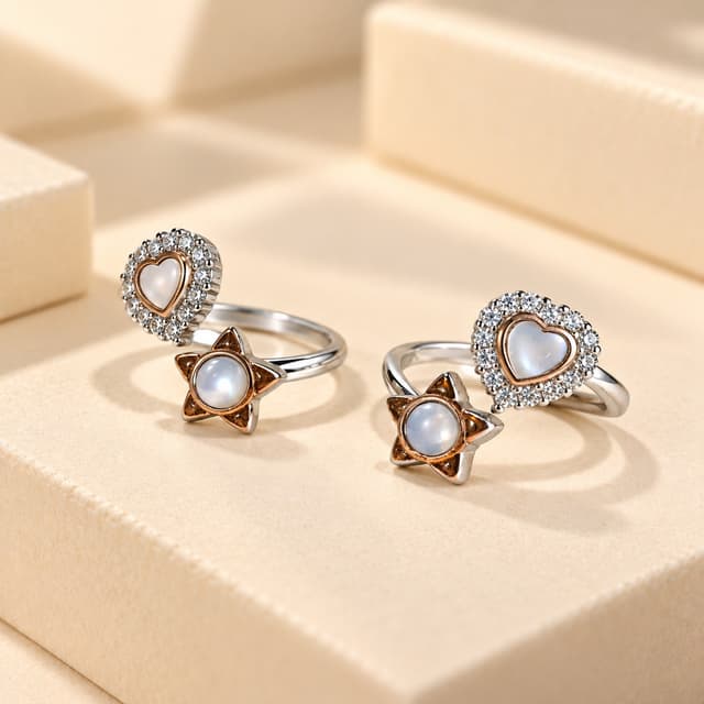 Elegant Silver Bicchiya Set thumbnail 1