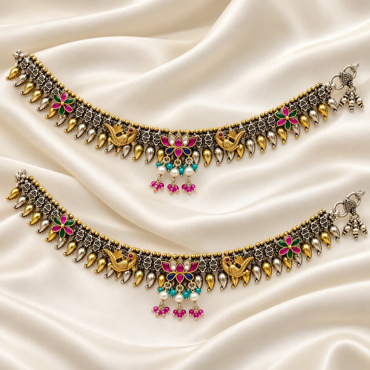 Traditional Silver Pajeb
